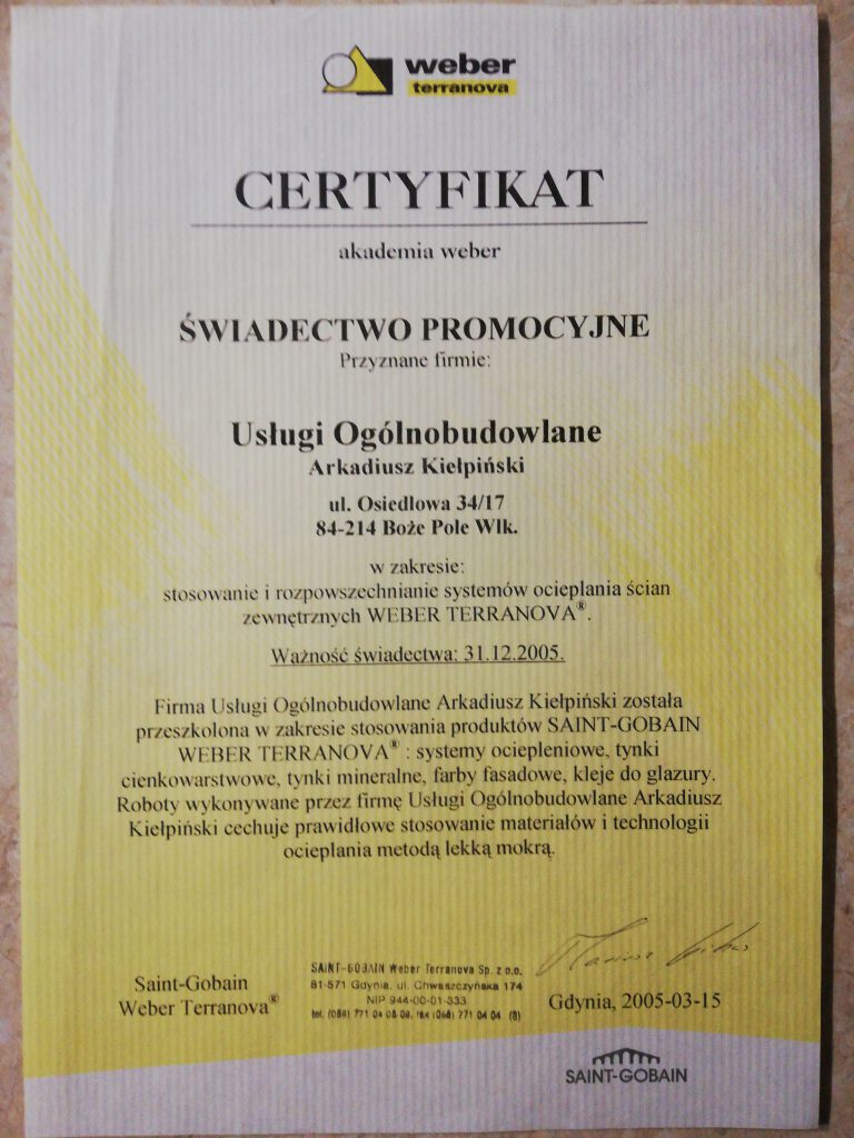 Realizacja ARKO-BUD z listu referencyjnego